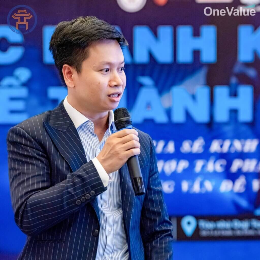 Đại diện Lãnh đạo ONE-VALUE phát biểu tại sự kiện, bày tỏ mong muốn kết nối với các doanh nghiệp Việt Nam, hỗ trợ các doanh nghiệp Việt Nam tìm kiếm đối tác, triển khai hợp tác kinh doanh, phát triển giao thương với doanh nghiệp Nhật Bản. 