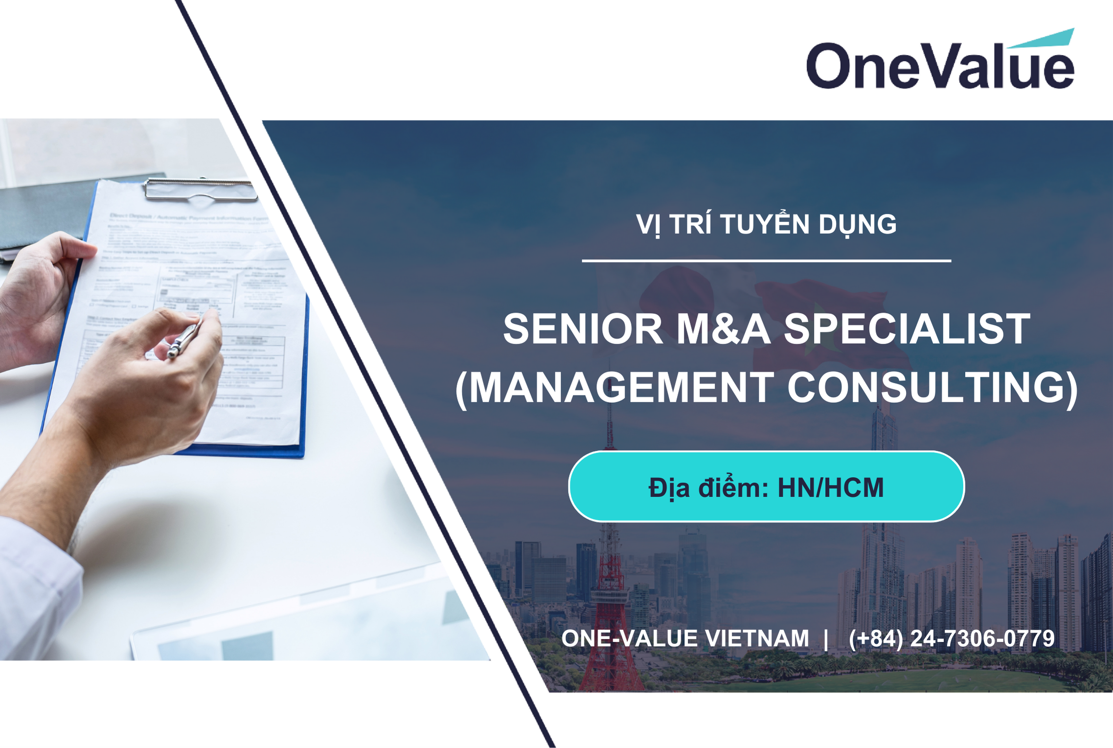 ONE-VALUE senior M&A specialist