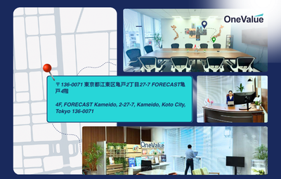 ONE-VALUE Japan chuyển văn phòng