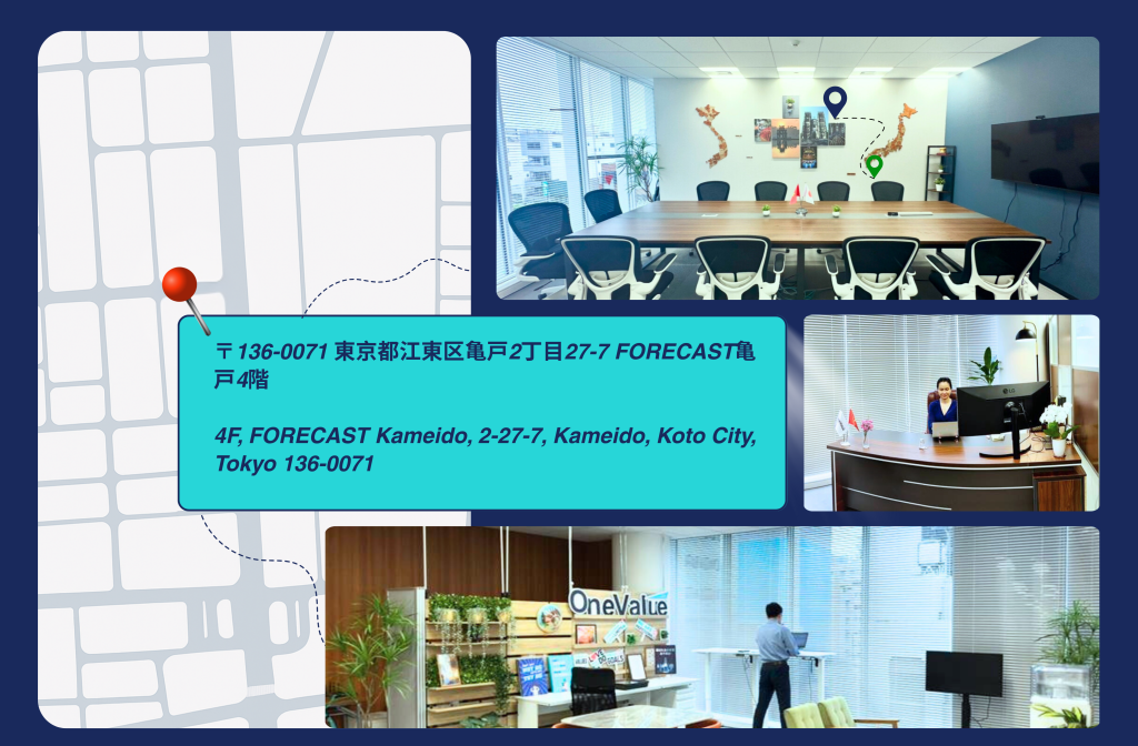 ONE-VALUE Japan chính thức chuyển đến văn phòng mới tại Tokyo