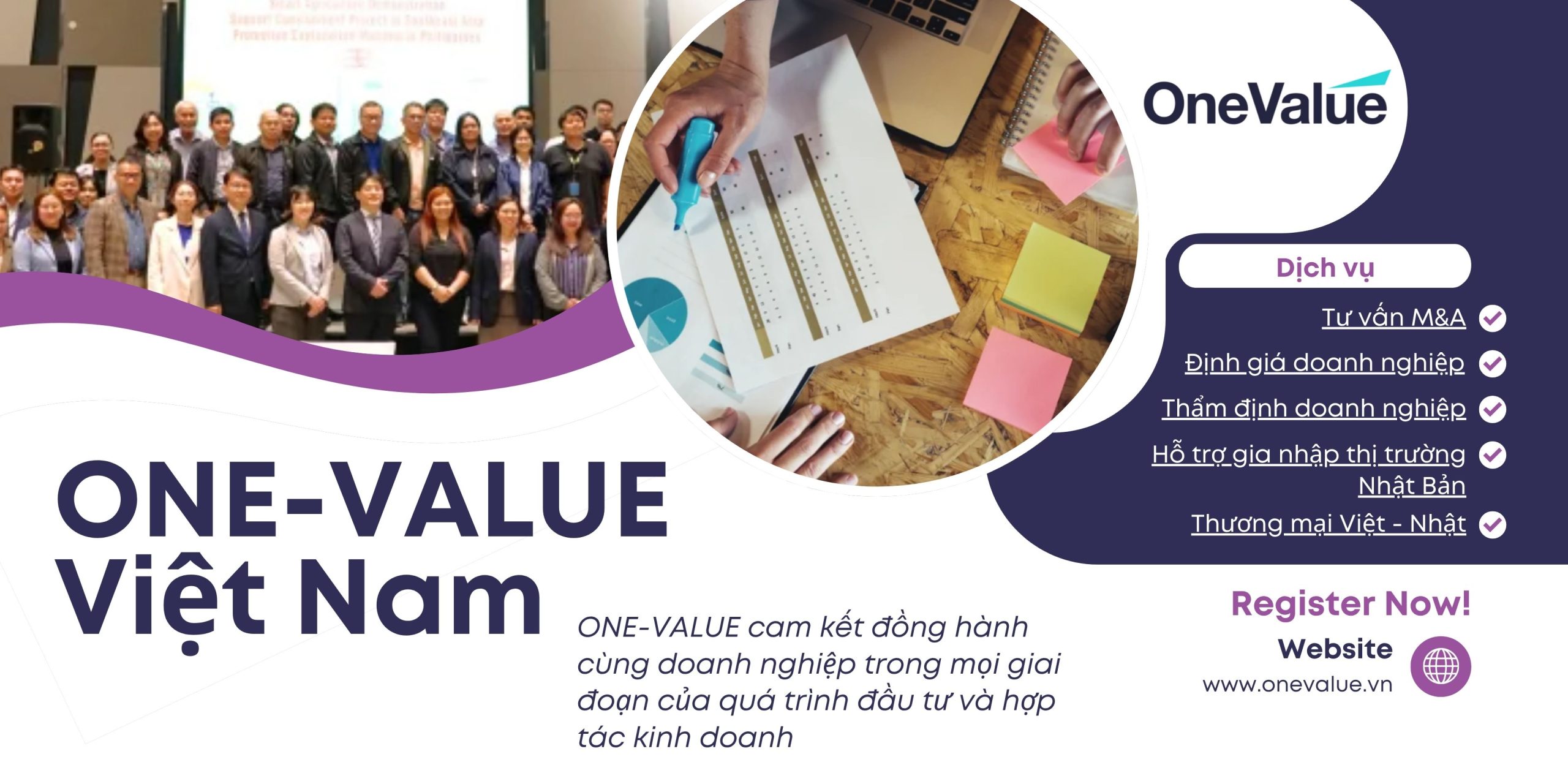 Hãy chia sẻ thêm thông tin để các chuyên gia M&A của ONE-VALUE có thể đưa ra những giải pháp tư vấn lộ trình tối ưu và phù hợp nhất với đặc thù nội tại của doanh nghiệp!