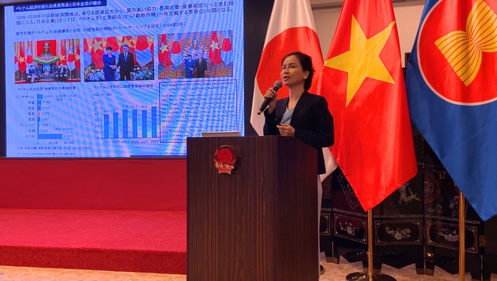 CEO ONE-VALUE CHIA SẺ VỀ CƠ HỘI M&A VIỆT NAM - NHẬT BẢN TẠI HỘI THẢO Ở ĐẠI SỨ QUÁN VIỆT NAM TẠI NHẬT BẢN