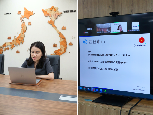 CEO Phi Hoa chia sẻ cơ hội thị trường Hải Phòng với doanh nghiệp Yokkaichi (Nhật Bản)