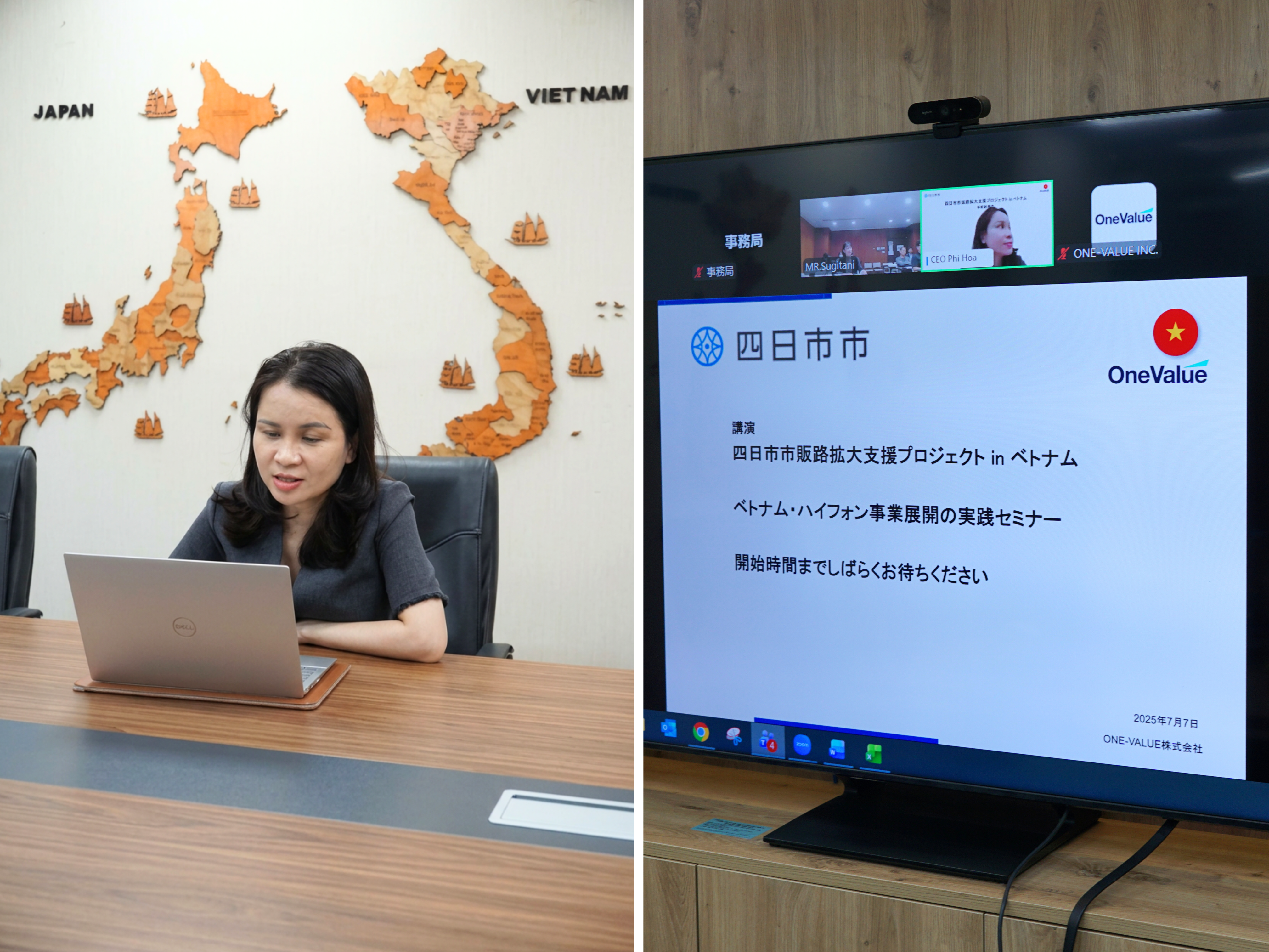 CEO Phi Hoa chia sẻ cơ hội thị trường Hải Phòng với doanh nghiệp Yokkaichi (Nhật Bản)