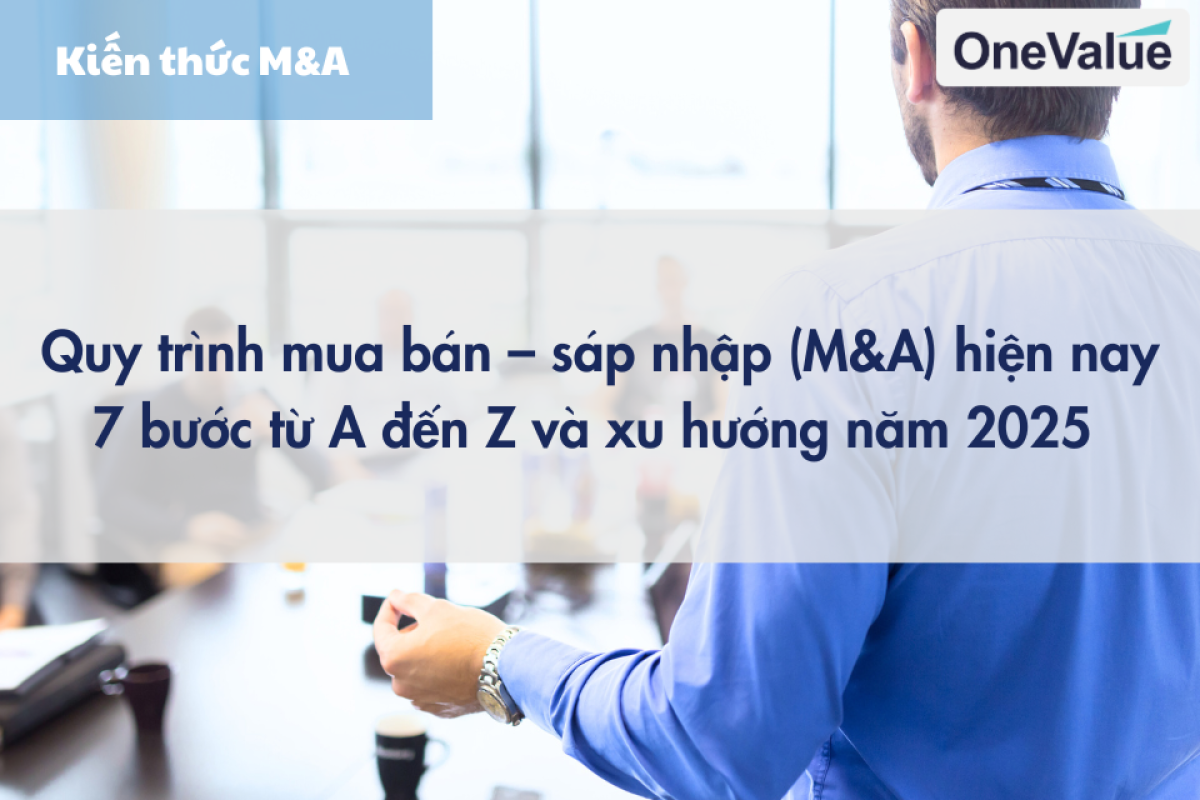 Quy trình mua bán – sáp nhập (M&A) hiện nay 7 bước từ A đến Z và xu hướng năm 2025