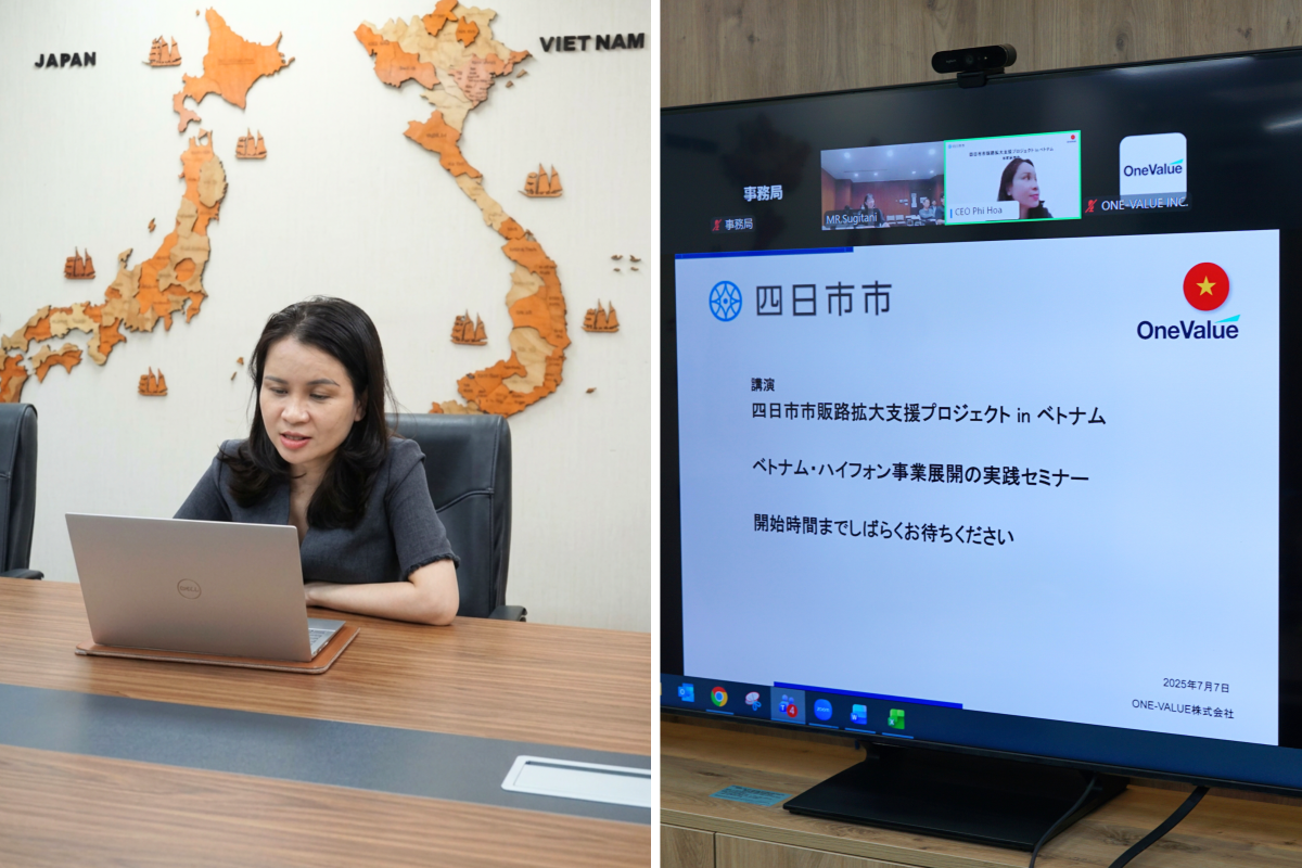 CEO Phi Hoa chia sẻ cơ hội thị trường Hải Phòng với doanh nghiệp Yokkaichi (Nhật Bản)