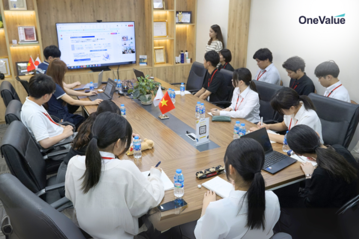 ONE-VALUE Việt Nam chào đón thực tập sinh Đại học Nagasaki Nhật Bản