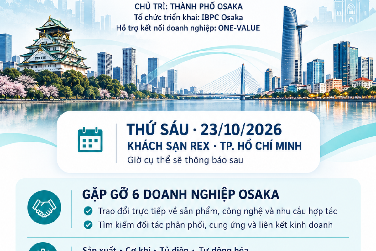 Giao thương Osaka – Việt Nam 2026