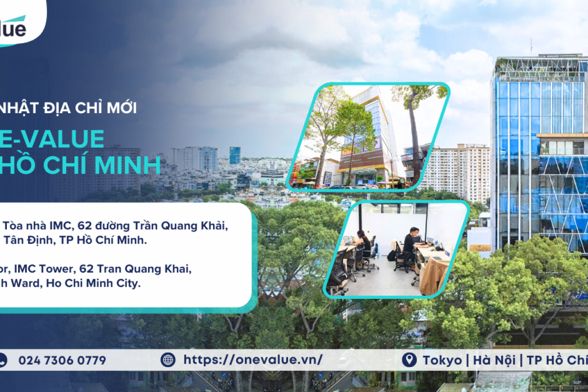 ONE-VALUE Hồ Chí Minh chuyển địa điểm