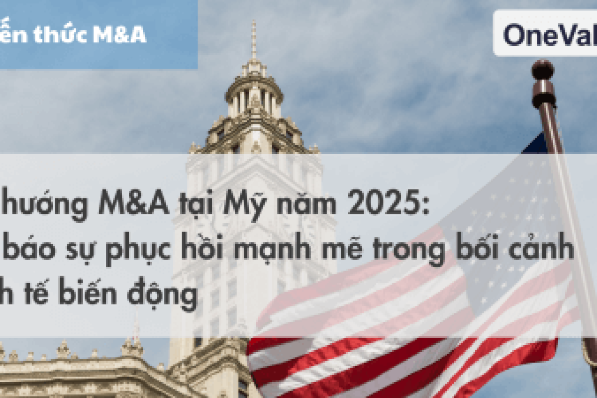 Xu hướng M&A tại Mỹ năm 2025: Dự báo sự phục hồi mạnh mẽ